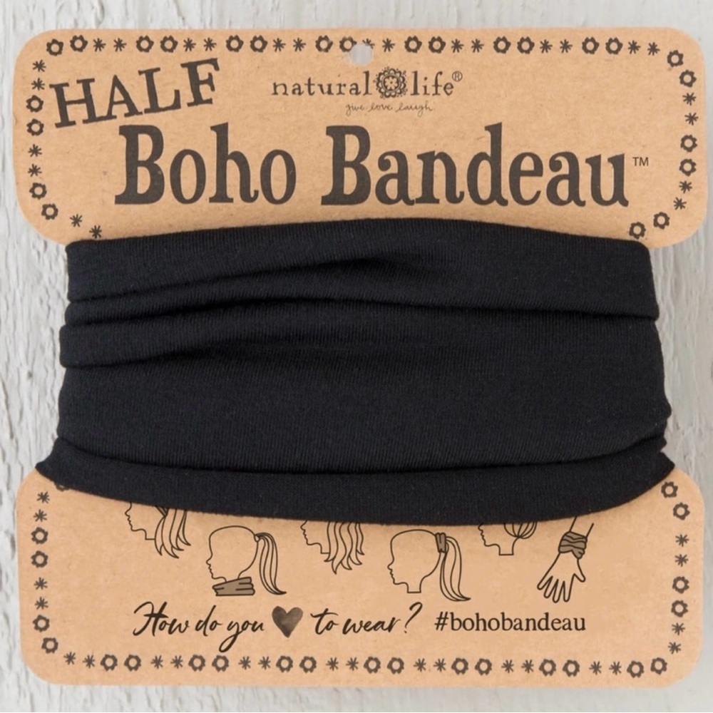 Natural Life Black Boho Bandeau